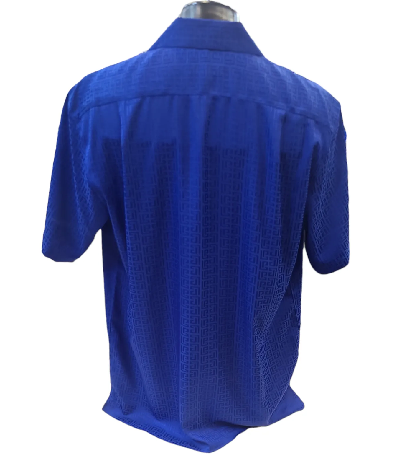 Pronti pattern Short Sleeves Button Down Shirt