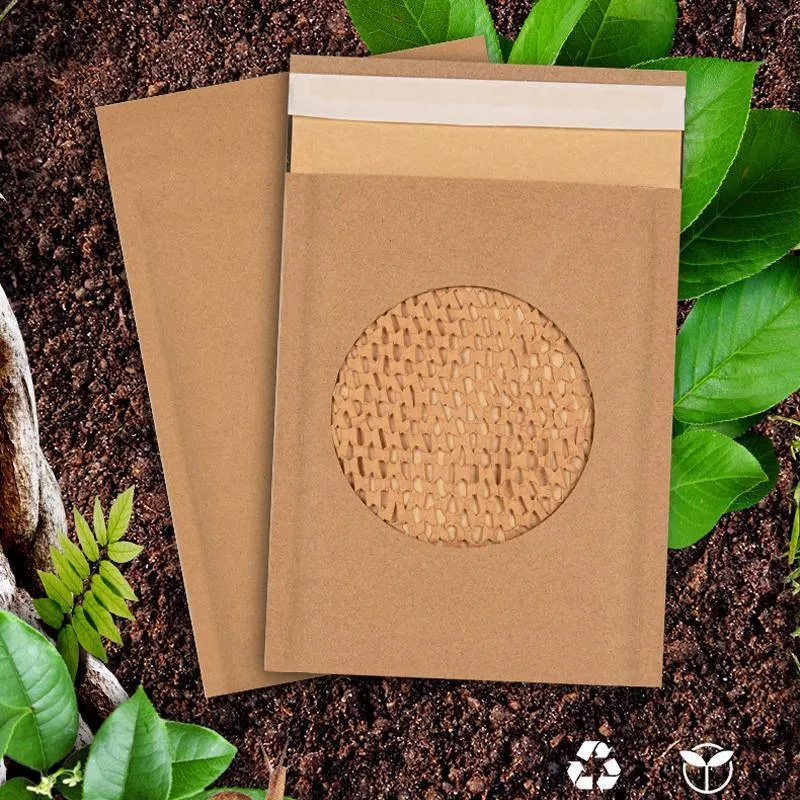 Protective Wrapping Cushion Envelope Bags 100PCS 2Sizes Brown
