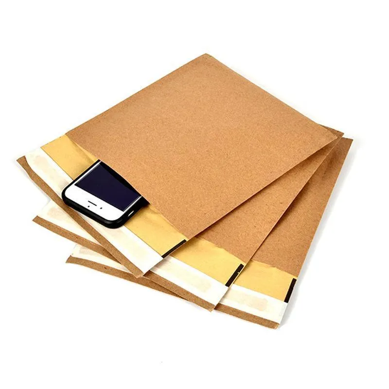 Protective Wrapping Cushion Envelope Bags 100PCS 2Sizes Brown