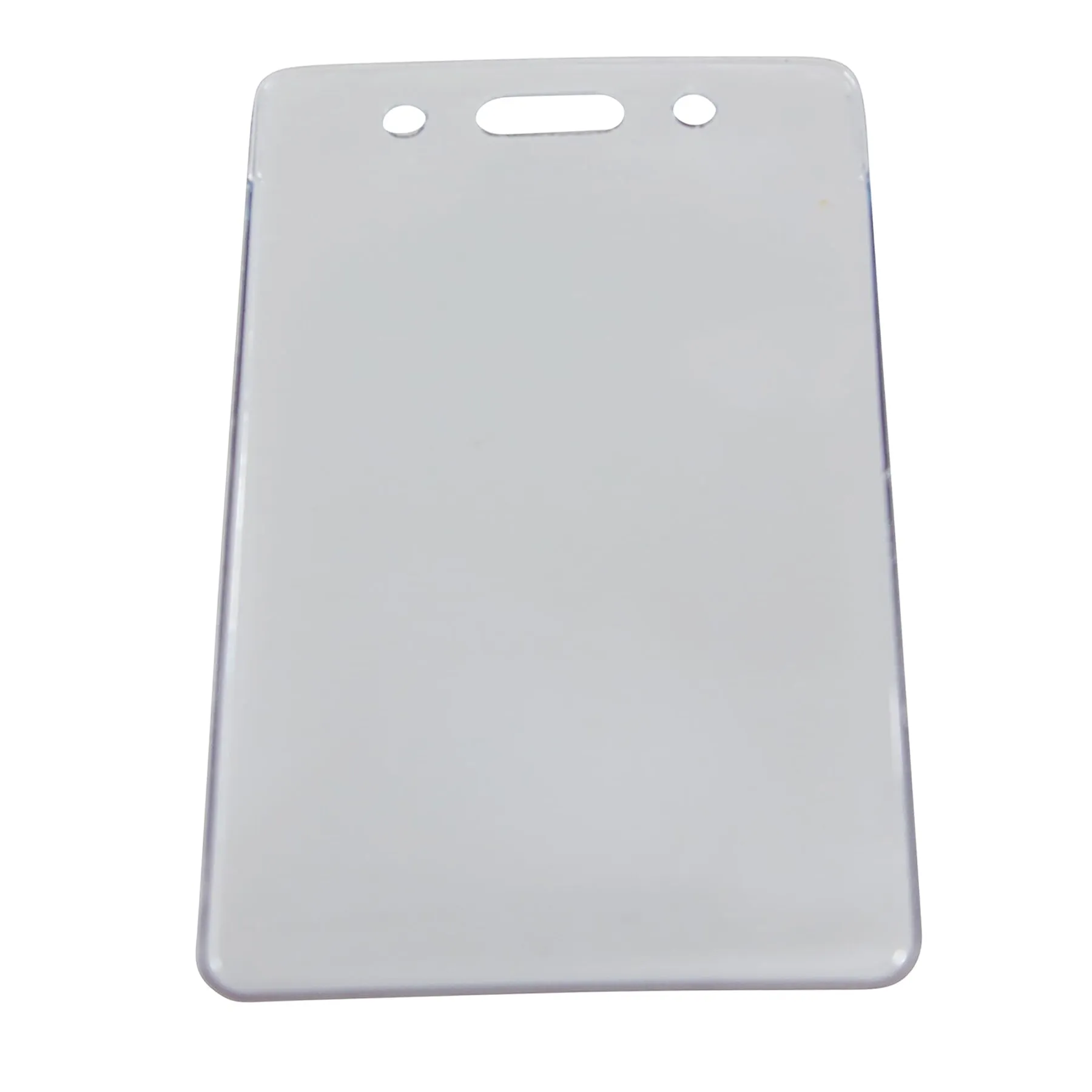 Proximity Badge Holders, Vertical, Clear, Pack of 50
