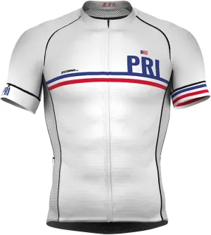 Puerto Rico Code Short Sleeve Cycling PRO Jersey for Men