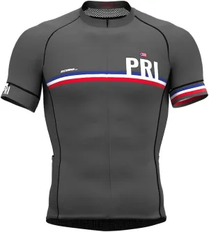 Puerto Rico Code Short Sleeve Cycling PRO Jersey for Men
