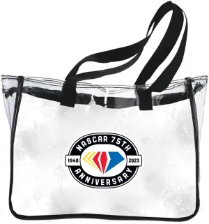 R and R Imports NASCAR 75 Year Anniversary Officially Licensed Clear Tote Bag