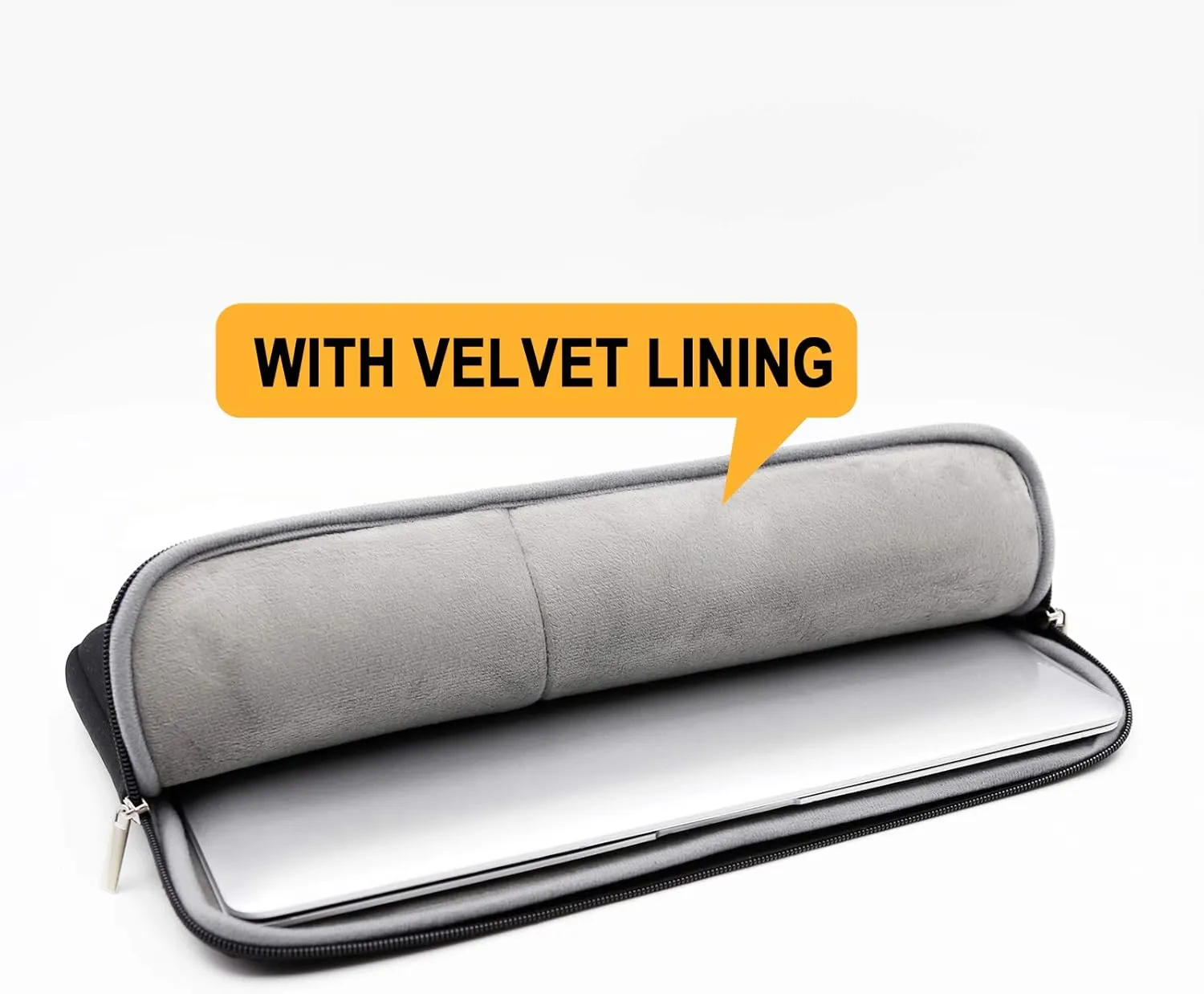 RAINYEAR 13 Inch Laptop Sleeve Compatible 13.3" MacBook Air/Pro M1 M2 M3 M4 A3240 A3113 A2681 A2337 A1932 A2179 A2338 A1706 A1708 Case Bag with Front Pocket Accessories Pouch (Black, Upgraded Version)