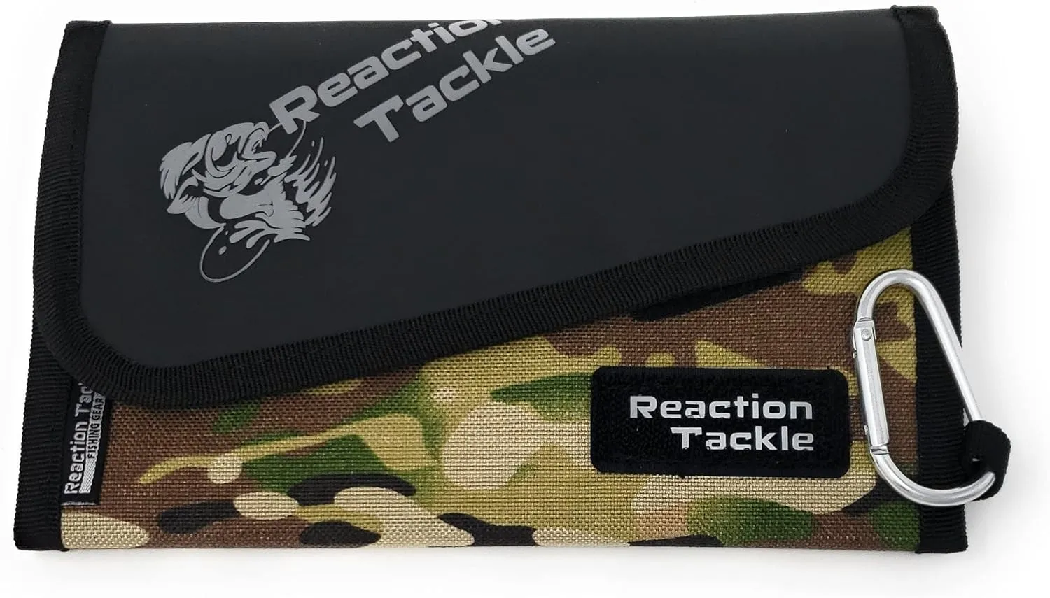 Reaction Tackle Fishing Tackle Organizer Case | Soft Bait Binder | Keep Soft Plastic Baits and Tackle Organized | Removable Storage Pockets
