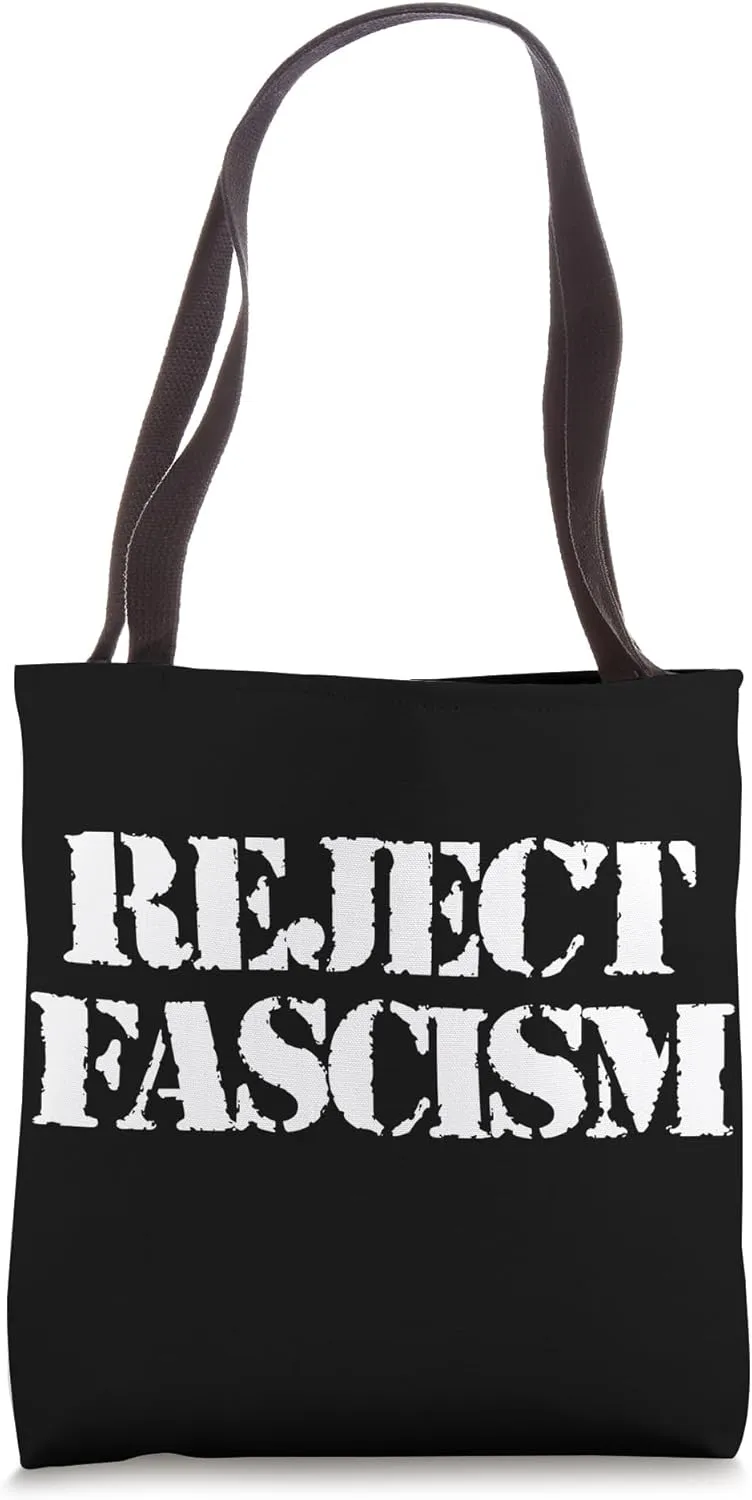 Reject Fascism Tote Bag