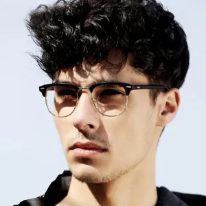 Retro Fashion Metal Half Frame Glasses Frame Woman Men Reading Glass - Unique and Classy