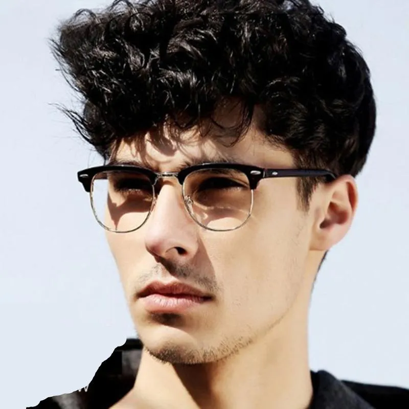 Retro Fashion Metal Half Frame Glasses Frame Woman Men Reading Glass - Unique and Classy