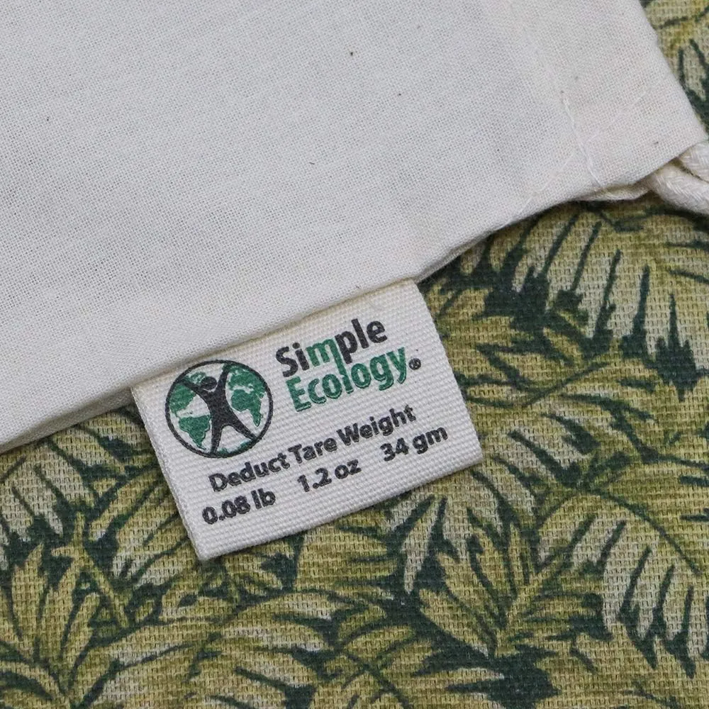 Reusable Grocery Produce Shopping and Storage Bags, Organic Cotton Muslin, Large 3 pack