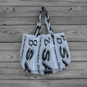 Reusable Market Tote Sabre Parachute Logos lined with Ripstop Nylon