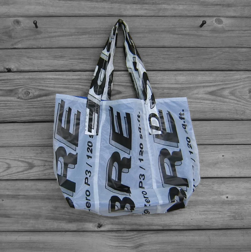 Reusable Market Tote Sabre Parachute Logos lined with Ripstop Nylon