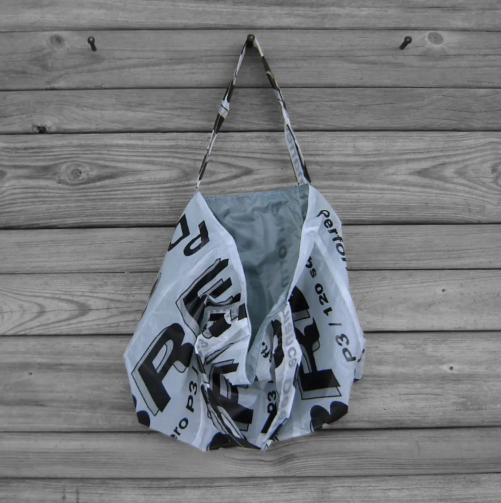 Reusable Market Tote Sabre Parachute Logos lined with Ripstop Nylon