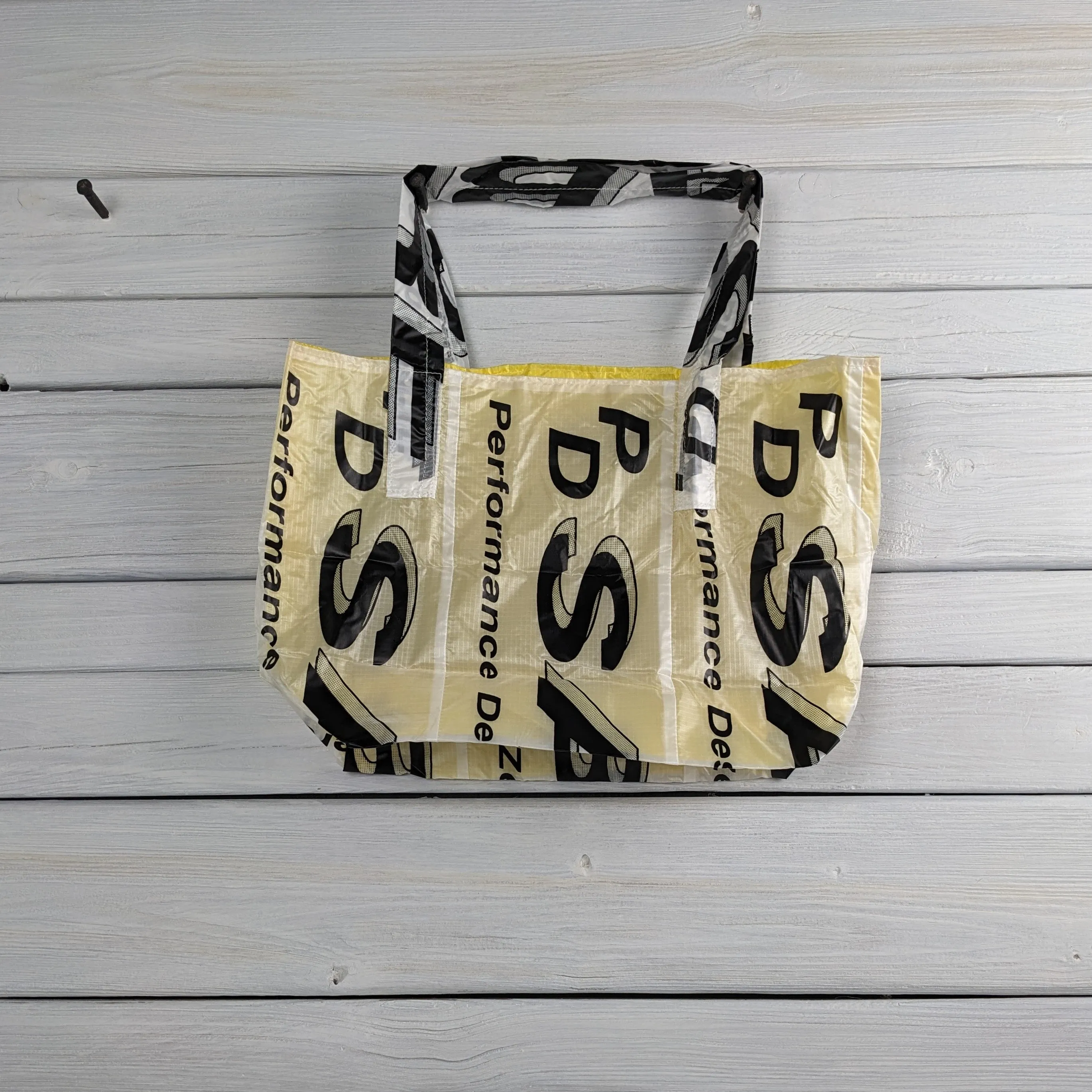 Reusable Market Tote Sabre Parachute Logos lined with Ripstop Nylon