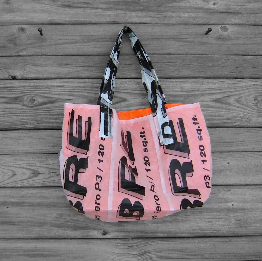 Reusable Market Tote Sabre Parachute Logos lined with Water Resistant Zero Porosity Ripstop