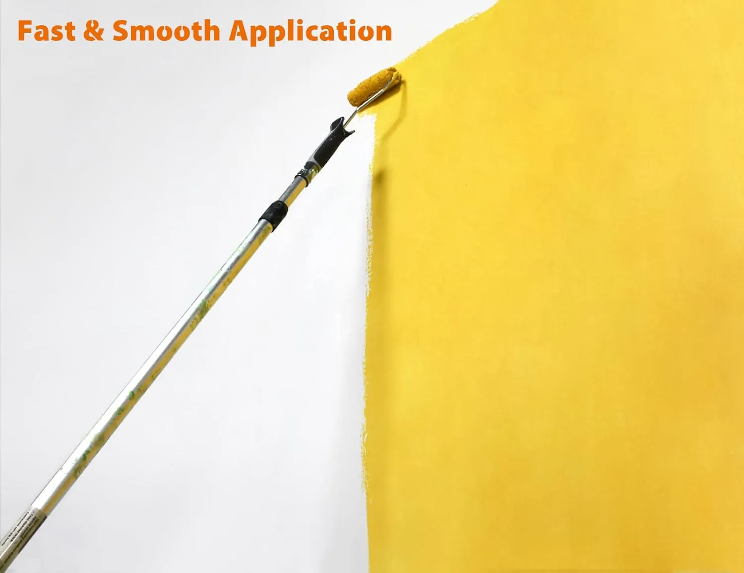 ROLLINGDOG 4Inch Jumbo Mini Paint Roller Covers - Microfiber Jumbo Roller Sleeves with 3/8” Nap for Walls,Cabinets,Furniture Painting(Pack of 10)