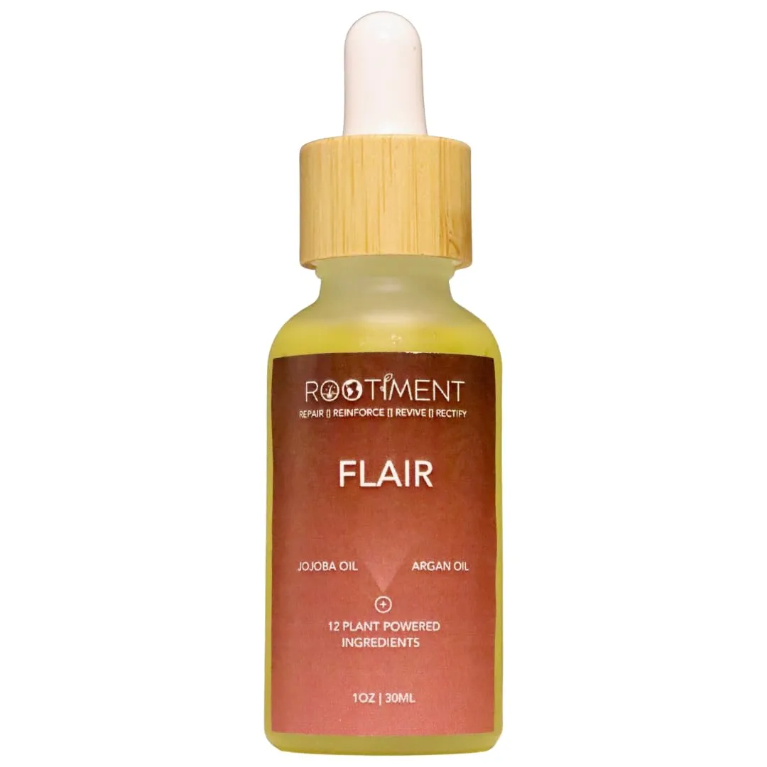 Rootiment: Flair Beard Oil - Luxurious Plant-Based Formula for a Smoother & Hydrated Beard