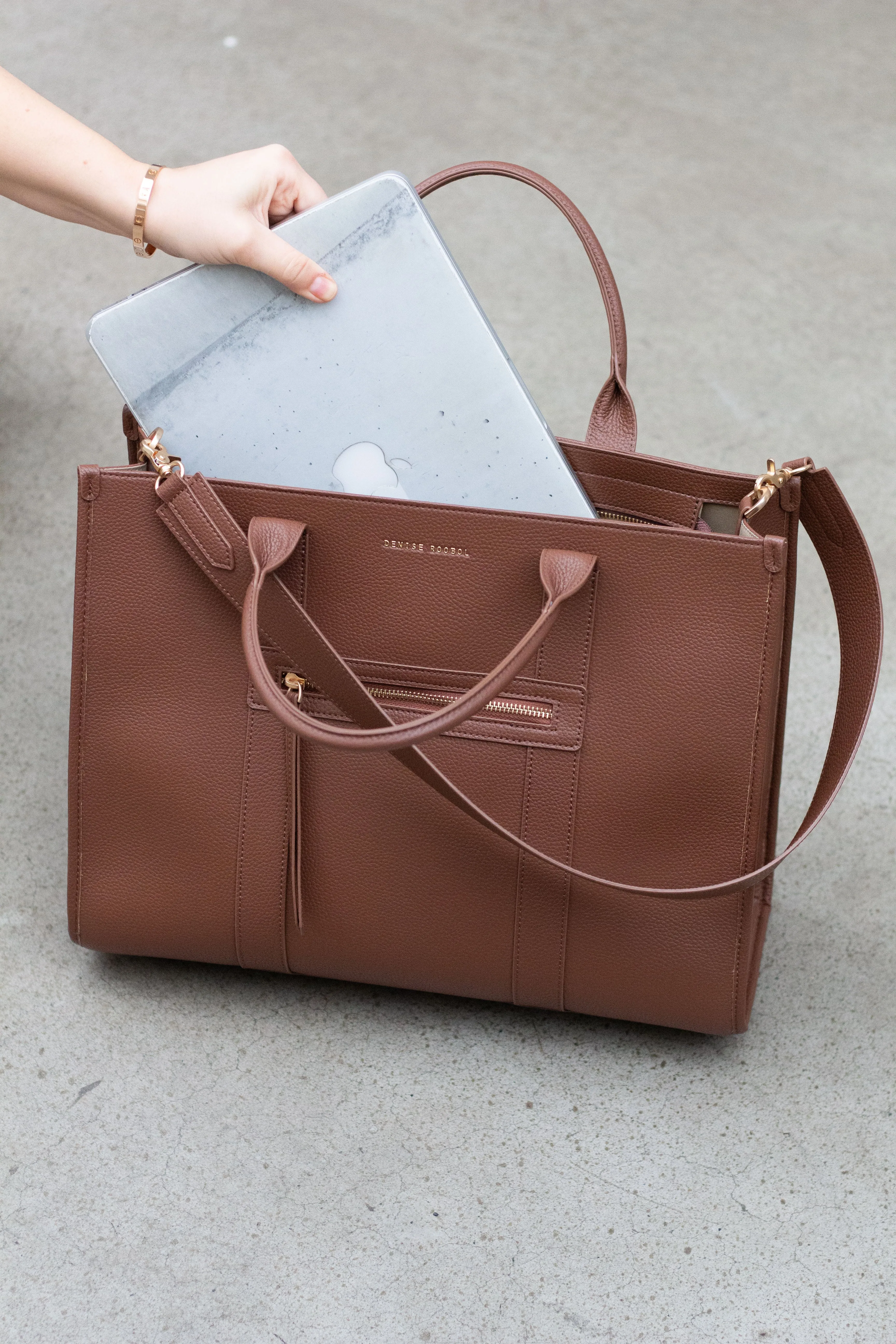 Rosie Bag - Camel x light gold