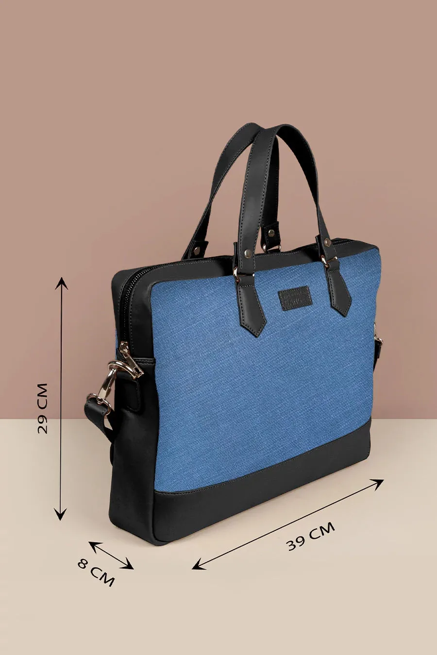 Ross Soft Jute 15 Inch Laptop Bag for Men