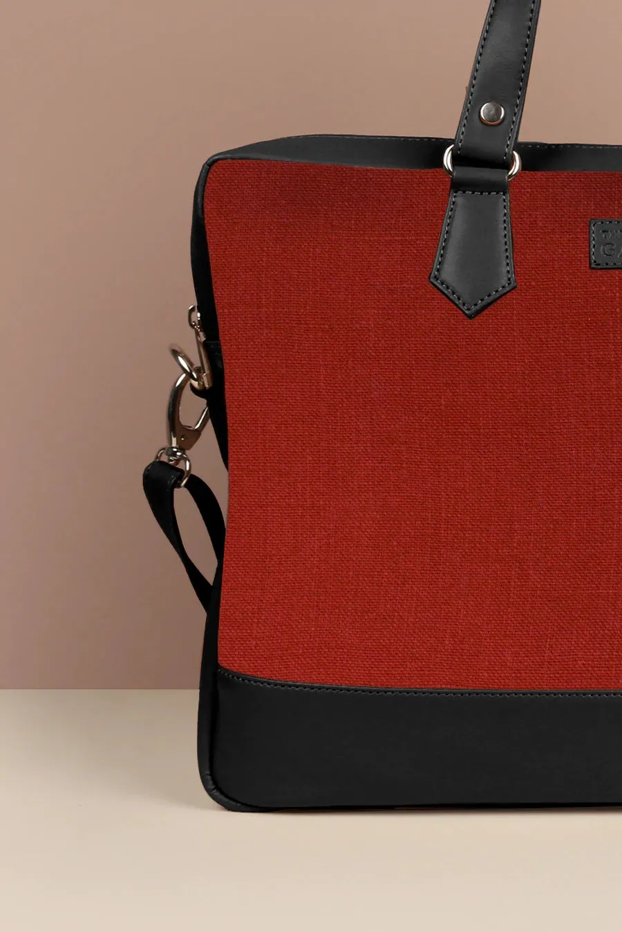 Ross Soft Jute 15 Inch Laptop Bag for Men