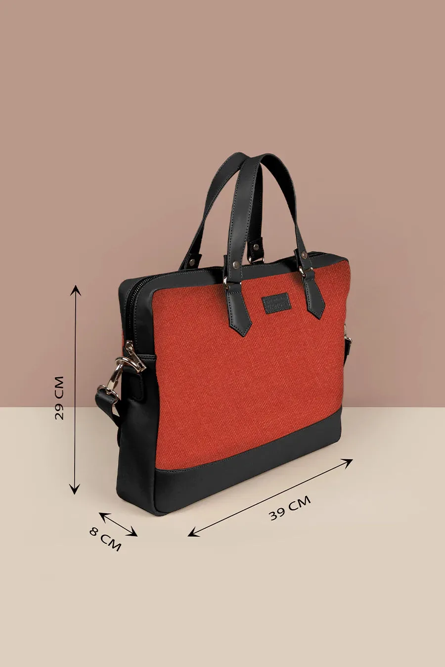 Ross Soft Jute 15 Inch Laptop Bag for Men