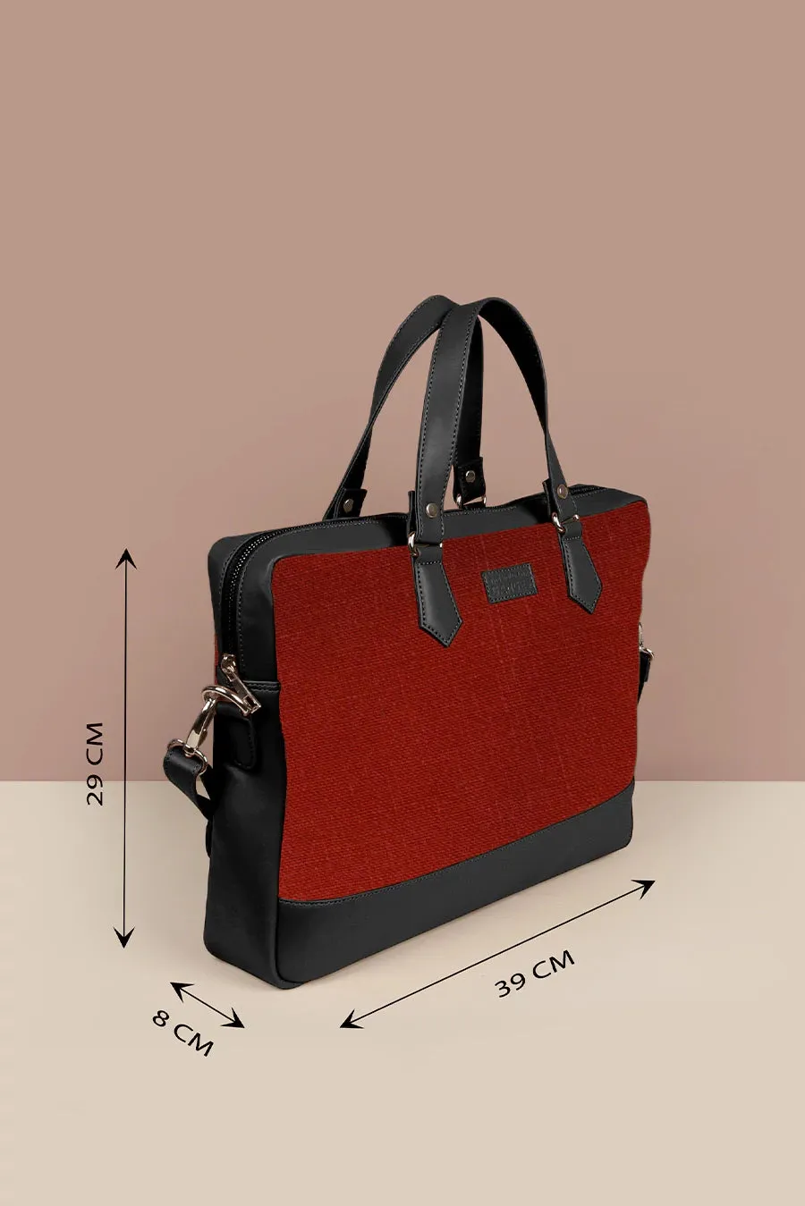Ross Soft Jute 15 Inch Laptop Bag for Men