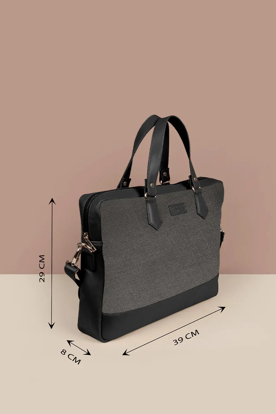 Ross Soft Jute 15 Inch Laptop Bag for Men