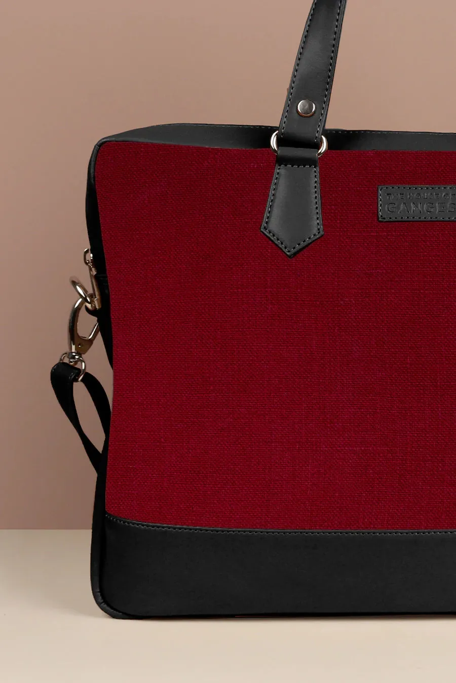 Ross Soft Jute 15 Inch Laptop Bag for Men