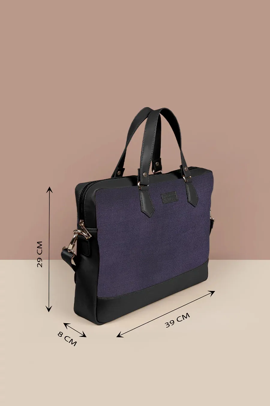 Ross Soft Jute 15 Inch Laptop Bag for Men