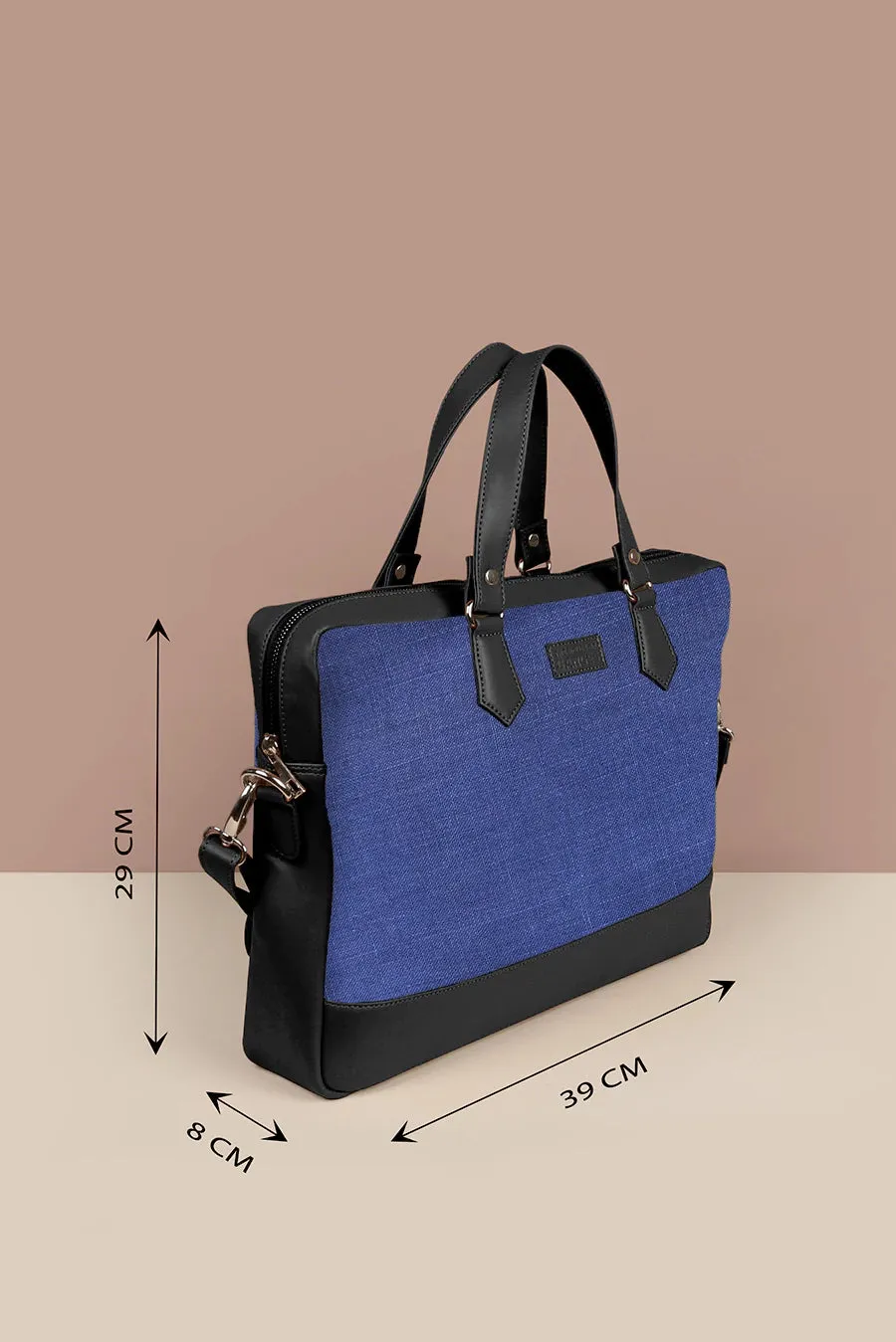 Ross Soft Jute 15 Inch Laptop Bag for Men