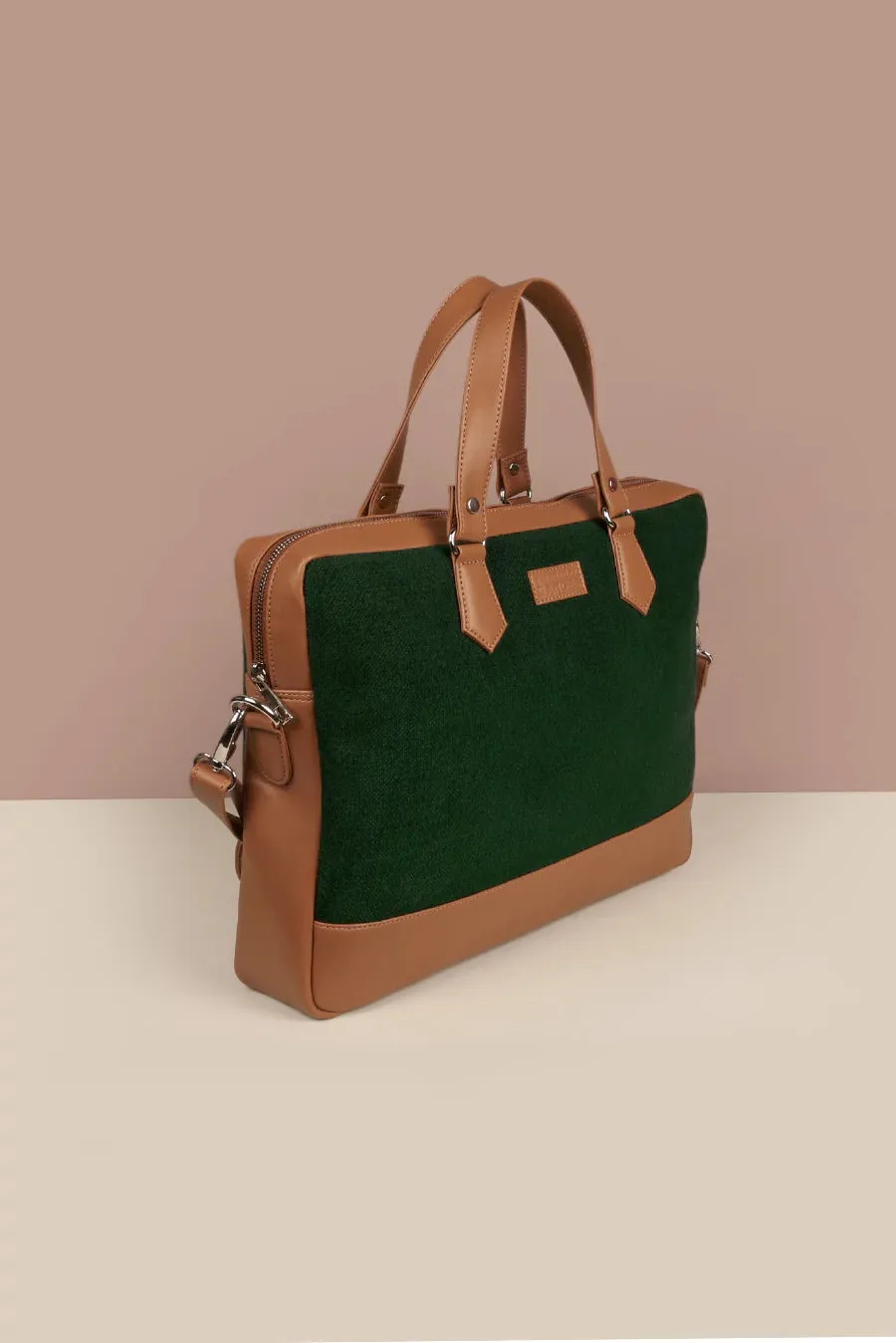 Ross Soft Jute 15 Inch Laptop Bag for Men