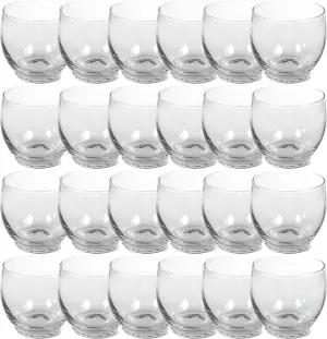 Round Glass Votive Candle Holder by Ashland - Candle Holder for Birthdays, Weddings, Parties, and Baby Showers - Bulk 24 Pack