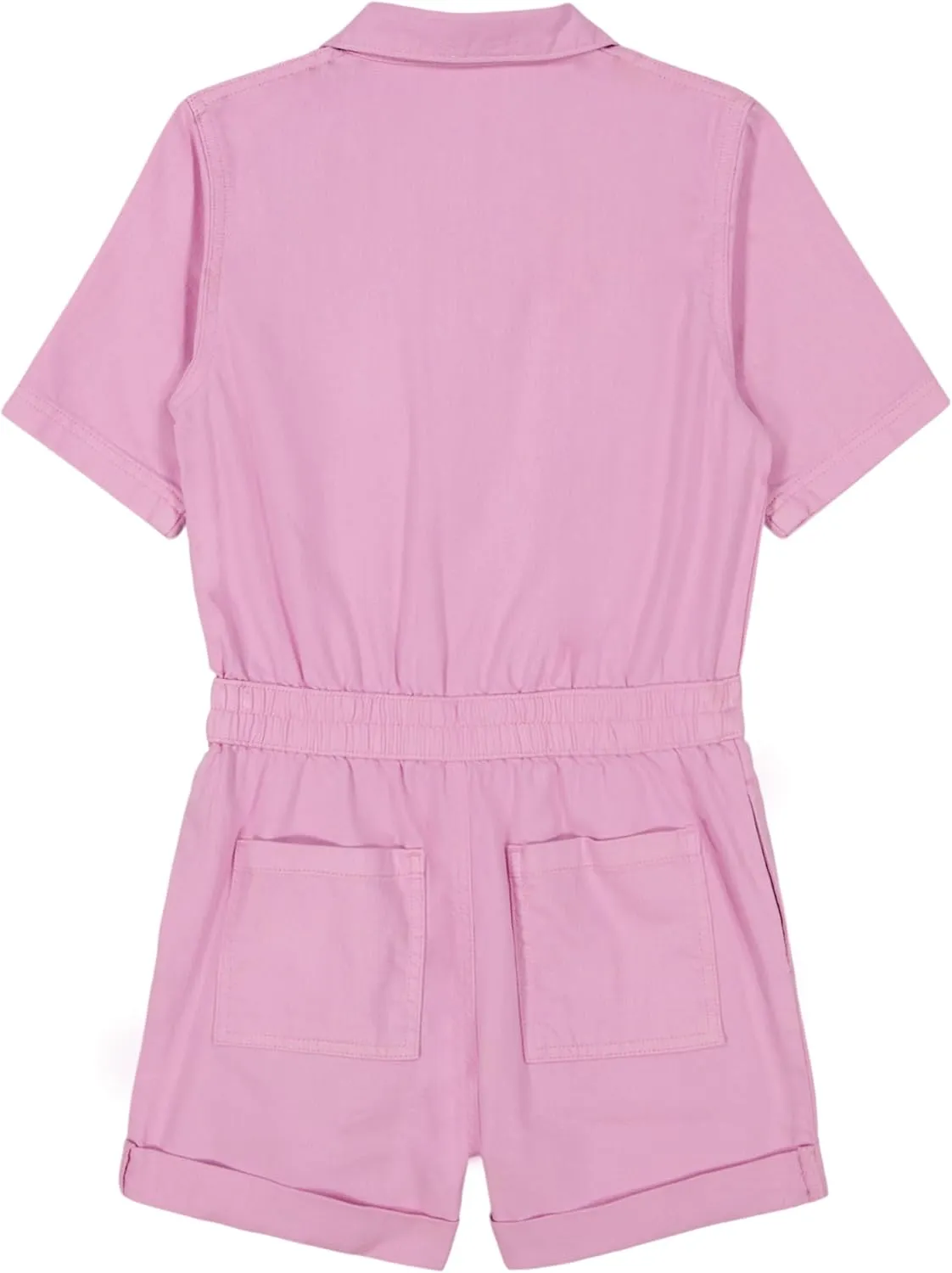 Roxy Girls Oceanview Jumpsuit, Casual Fit, Short Sleeves & Elastic Waistband
