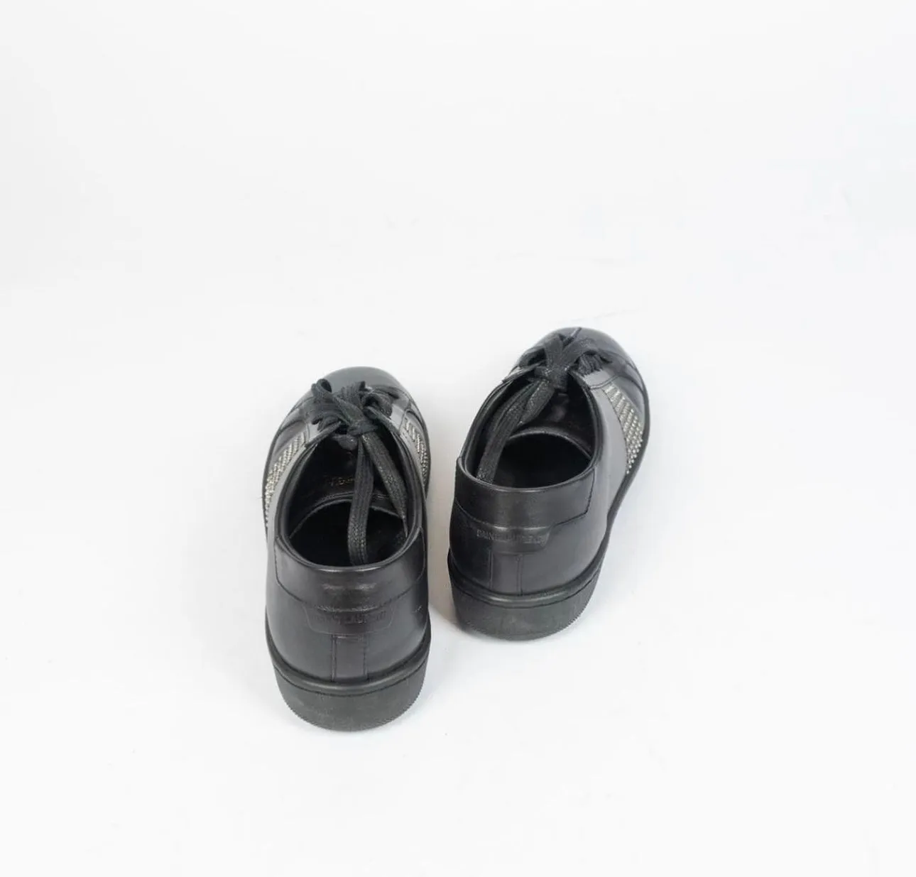 Saint Laurent Paris -Black Leather Studded