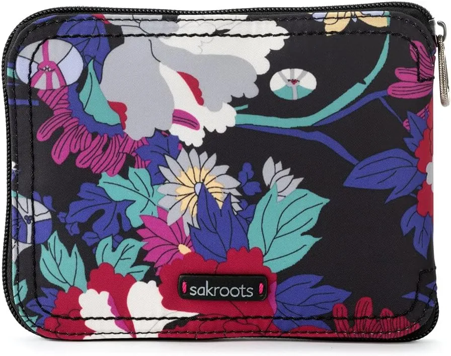Sakroots Palo Alto Repreve Packable Tote in Eco-Twill, Black Spirit Desert, One Size