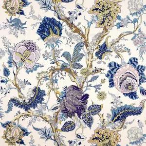 Schumacher Indian Arbre Hyacinth Fabric