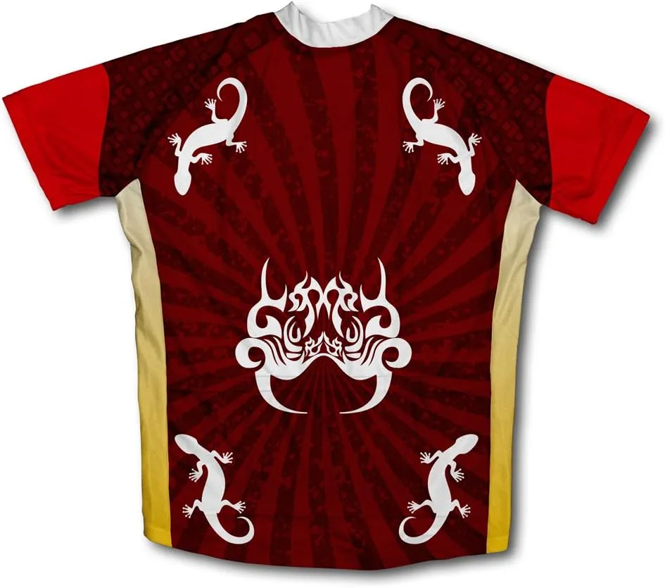 ScudoPro Red Lizard Desert Short Sleeve Cycling Jersey for Women