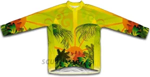 ScudoPro Sunlight Forest Long Sleeve Cycling Jersey for Men