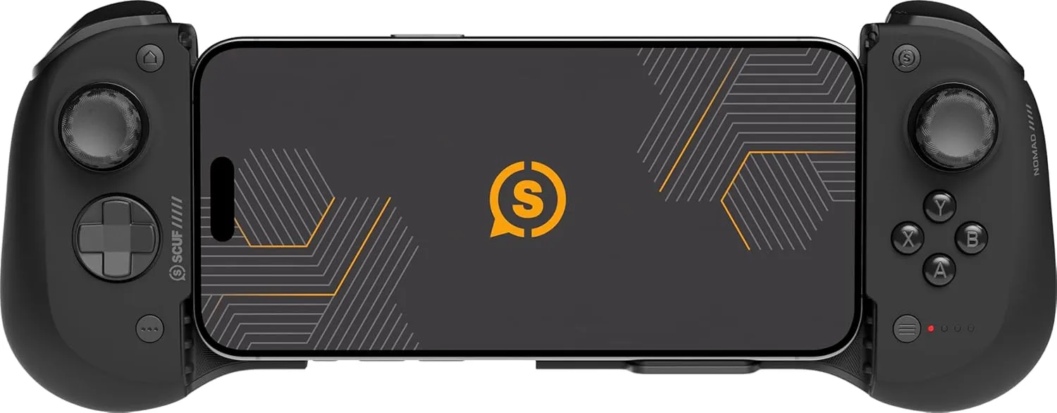 SCUF NOMAD Wireless iPhone Mobile Gaming Controller – Customizable Paddles – Anti-Drift Thumbsticks – Bluetooth 5.0 Connectivity – PS Remote, Xbox Game Pass, Apple Arcade, Steam Link – Black