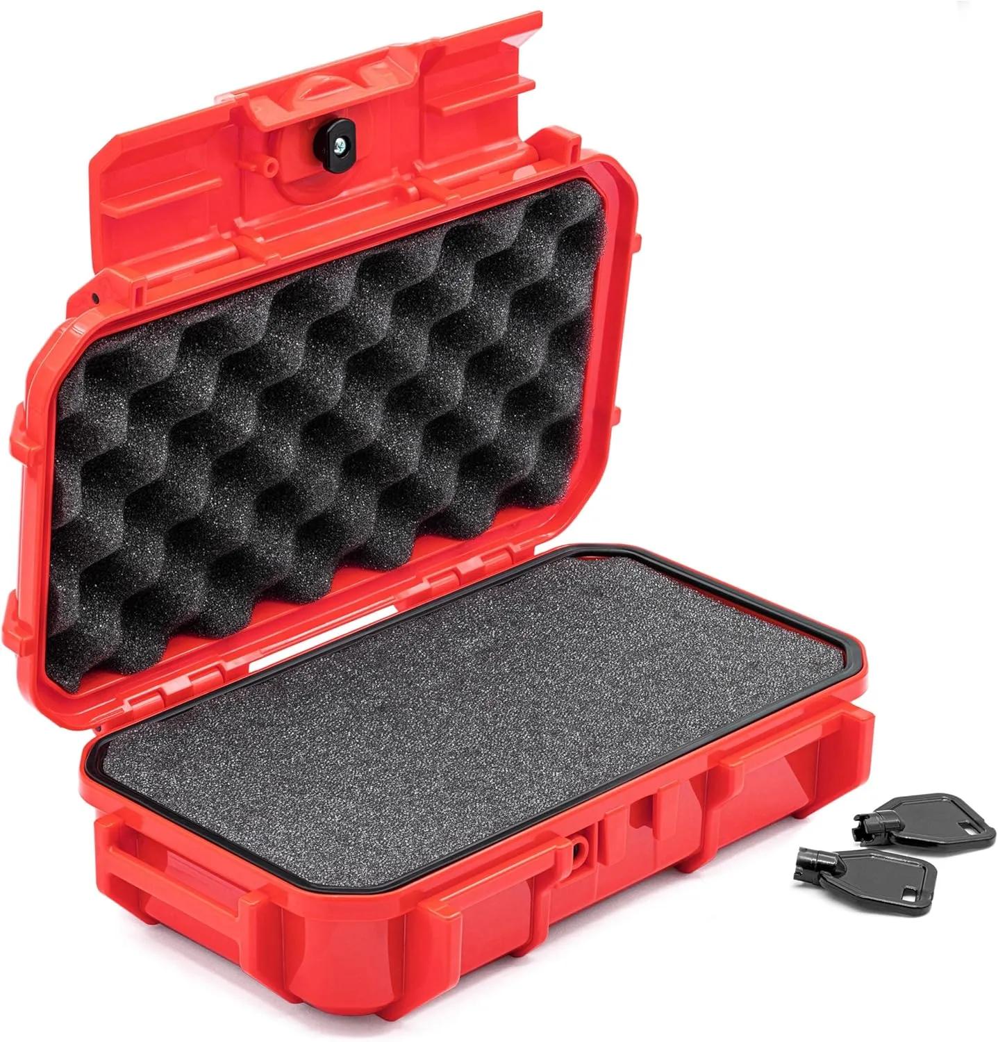 Seahorse 56 Portable Waterproof Hard Protective Micro Case with Accuform Foam - Mil Spec/USA Made / IP67 Waterproof/Lockable/Airtight/Smell Proof - for Hand Tools, Hobby Tools