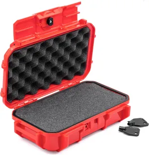 Seahorse 56 Portable Waterproof Hard Protective Micro Case with Accuform Foam - Mil Spec/USA Made / IP67 Waterproof/Lockable/Airtight/Smell Proof - for Hand Tools, Hobby Tools