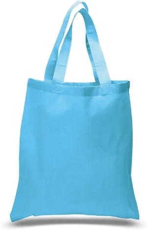 Set of 6 Blank Cotton Tote Bags Reusable 100% Cotton Reusable Tote Bags