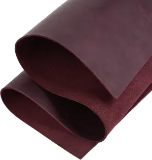 Shkira 12''X24'' Genuine Red Leather Sheets for Crafts - Square - 2.0MM Thick Genuine - Thick Cowhide Pieces Square - Leather Sheet for Arts and Crafts