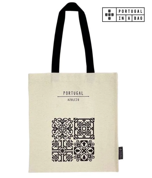 Shopping Bag in Cotton | Tiles