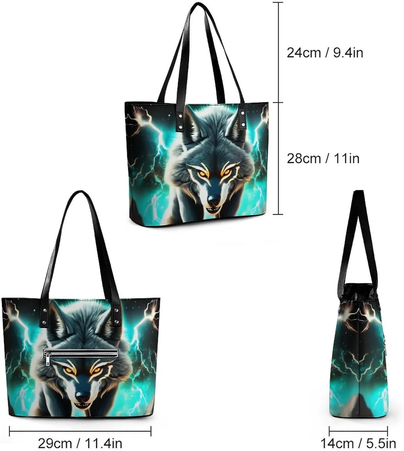 Shopping Bag Work Tote Shoulder Bag for Womens