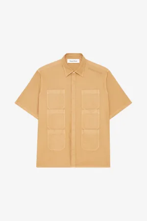 SHORT SLEEVES POCKETS SHIRT