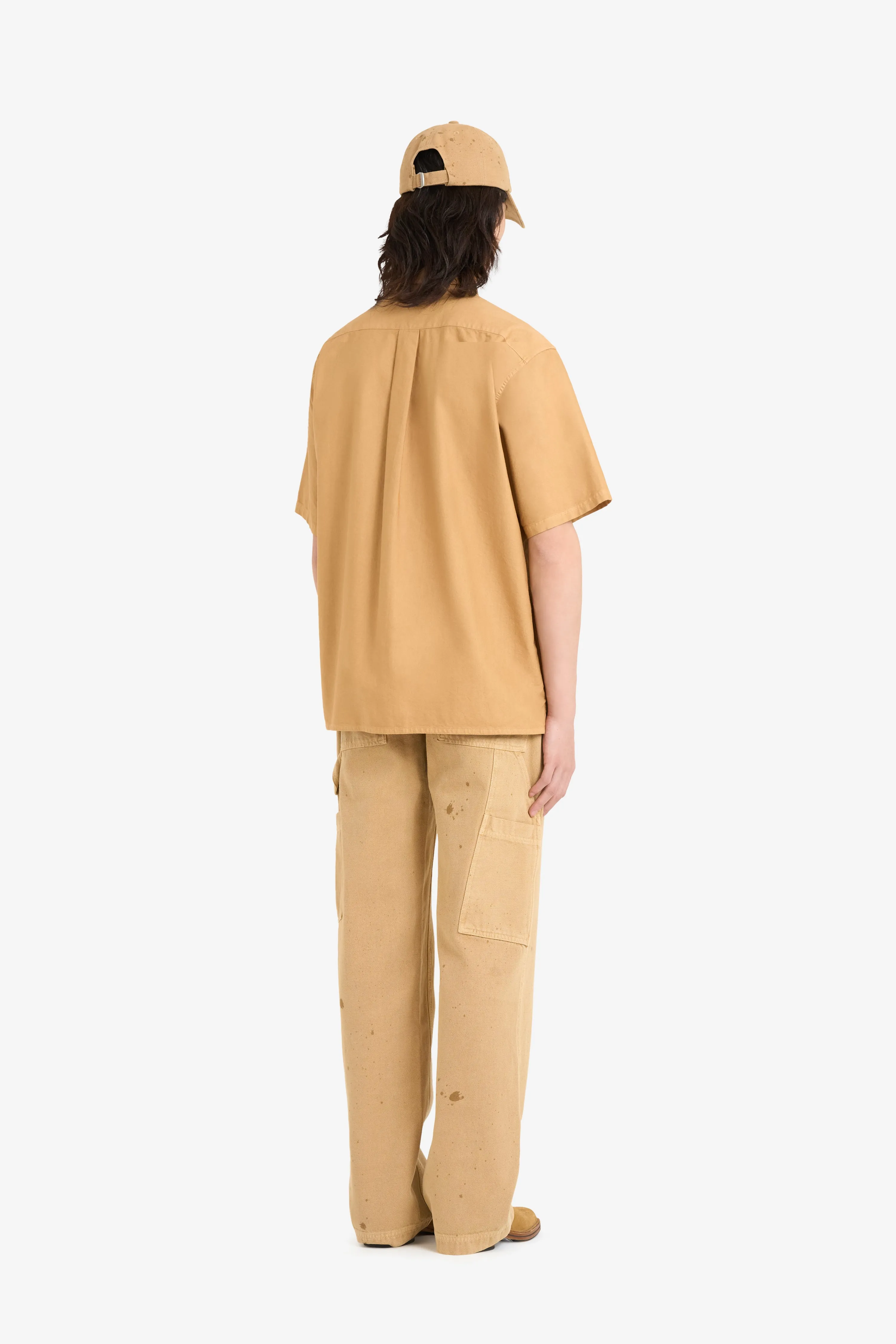 SHORT SLEEVES POCKETS SHIRT