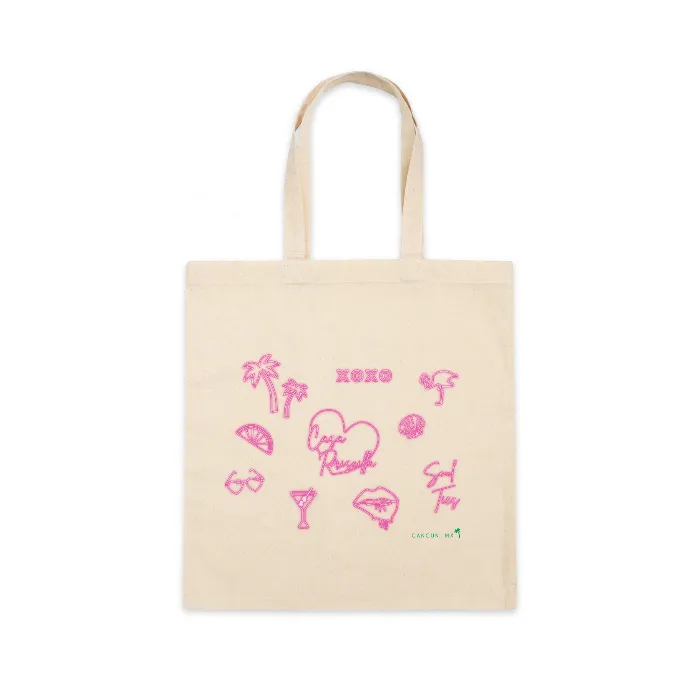 Simple Cotton Canvas Tote Bag