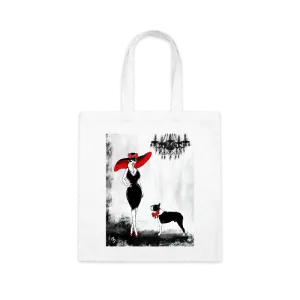 Simple White Cotton Canvas Tote Bag