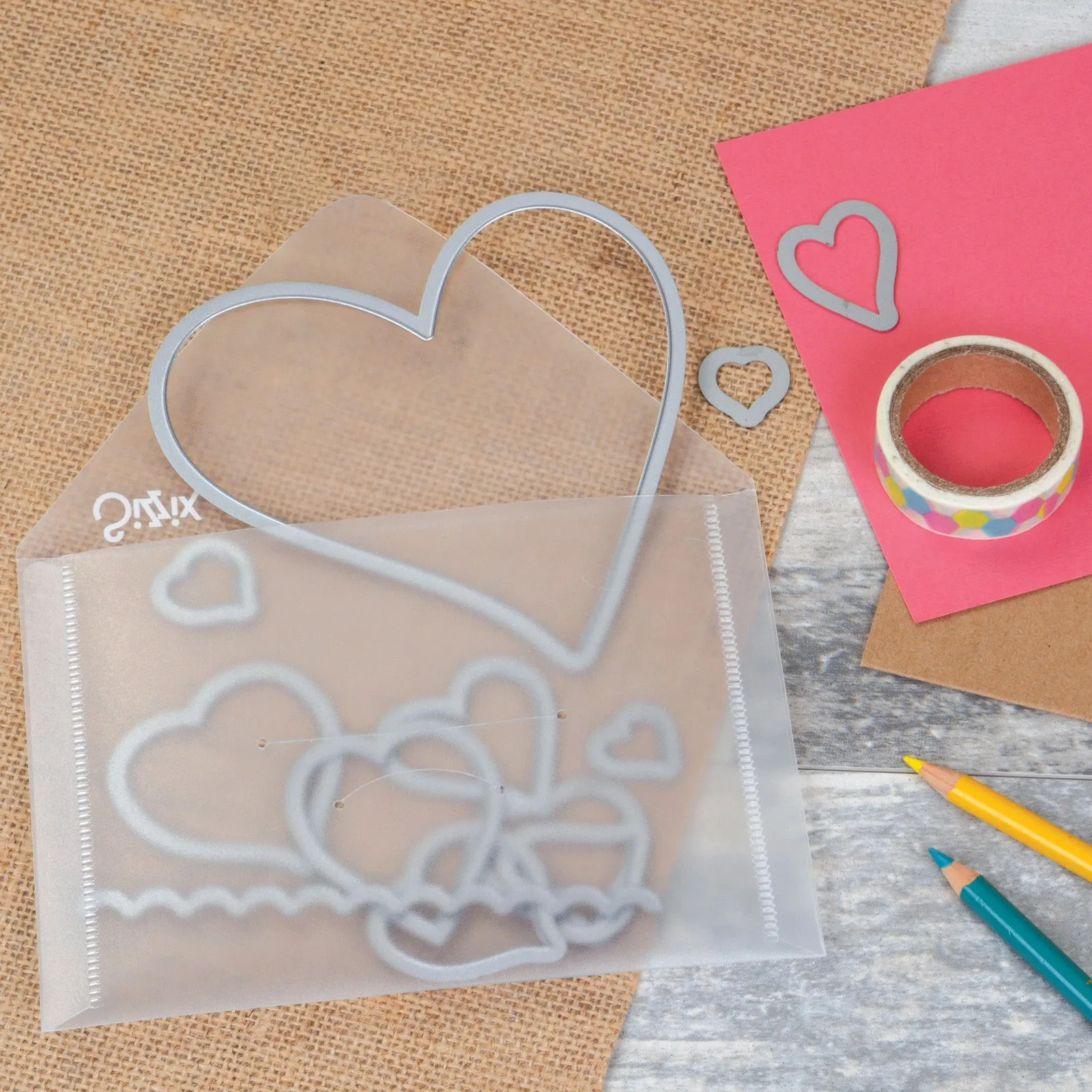 Sizzix Accessory - Plastic Envelopes, 6 1/4" x 9", 2 Pack
