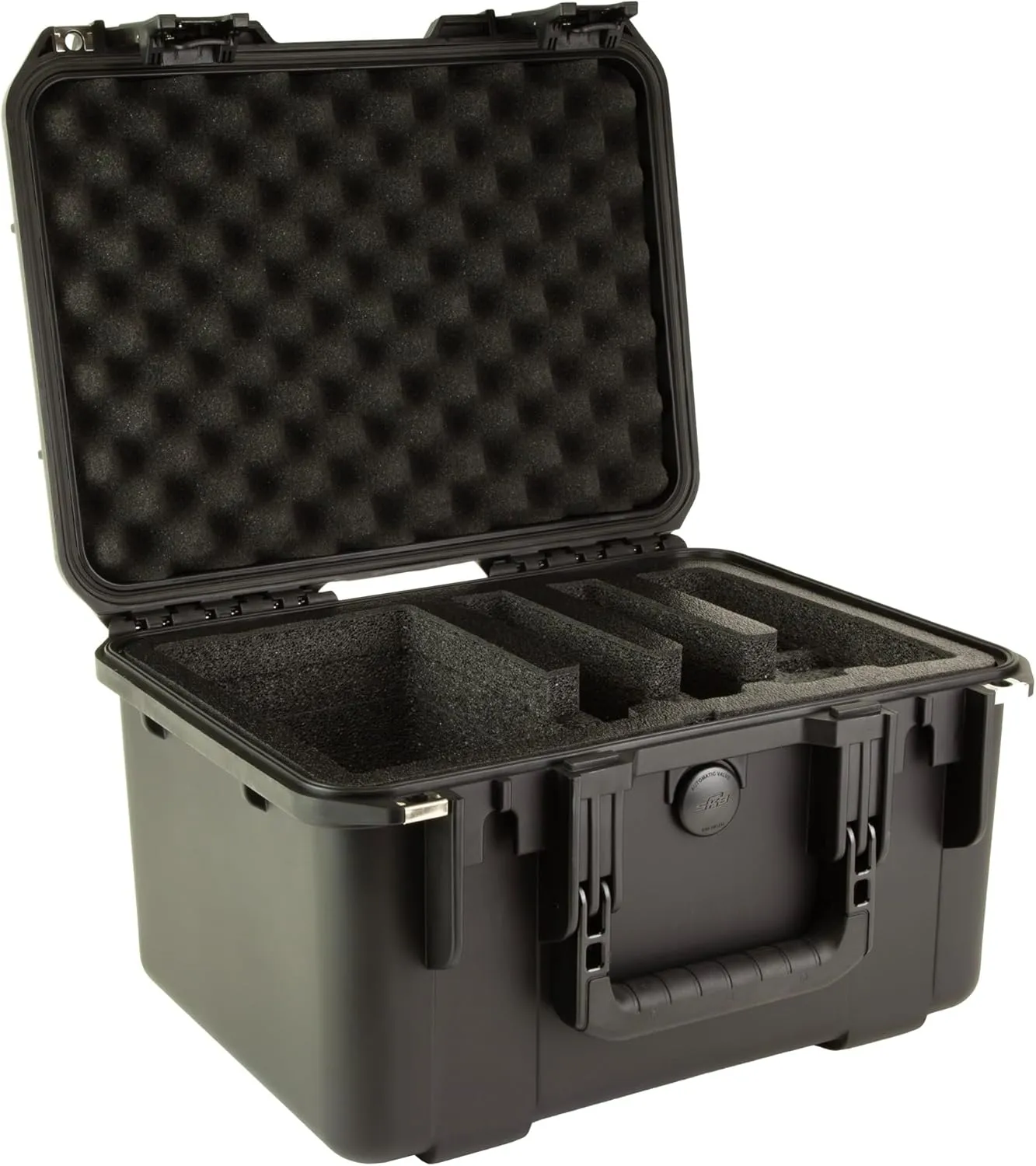 SKB iSeries Multi/2 Handgun Case, Black, Durable Protective Gun Case, Model 3i-1510-9B-2G